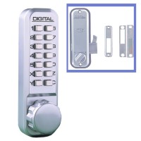 Lockey Digtal (2500) 2000 series hook bolt for sliding doors